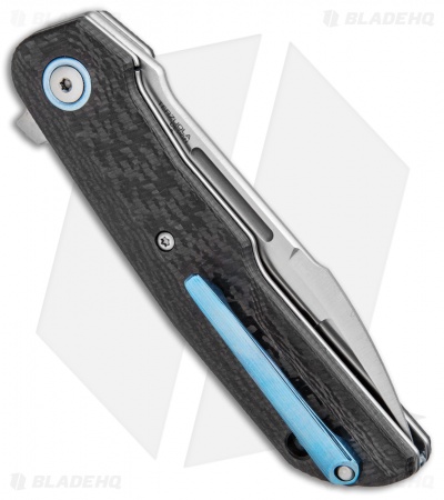 MKM Terzuola Clap Liner Lock Knife Carbon Fiber (3" Satin) LS01-C