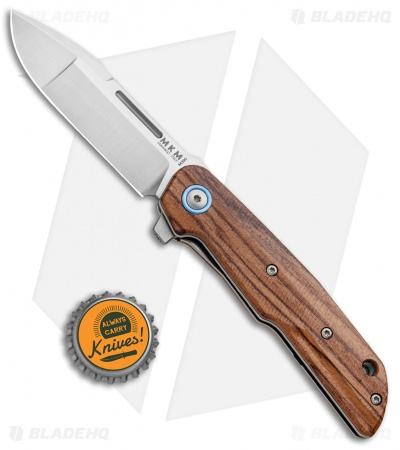 MKM Terzuola Clap Liner Lock Knife Santos Wood (3" Satin) LS01-S