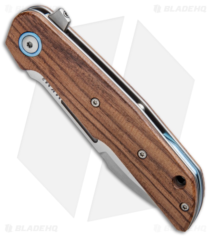 MKM Terzuola Clap Liner Lock Knife Santos Wood (3" Satin) LS01-S