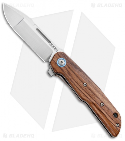 MKM Terzuola Clap Liner Lock Knife Santos Wood (3" Satin) LS01-S