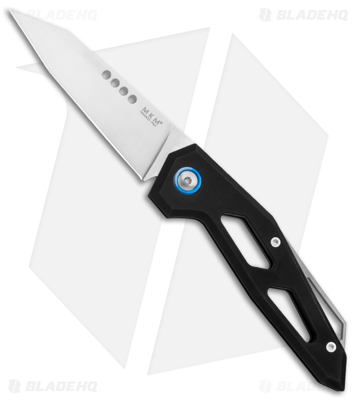 MKM Edge Slip Joint Knife Black Aluminum (2.9" Satin) 