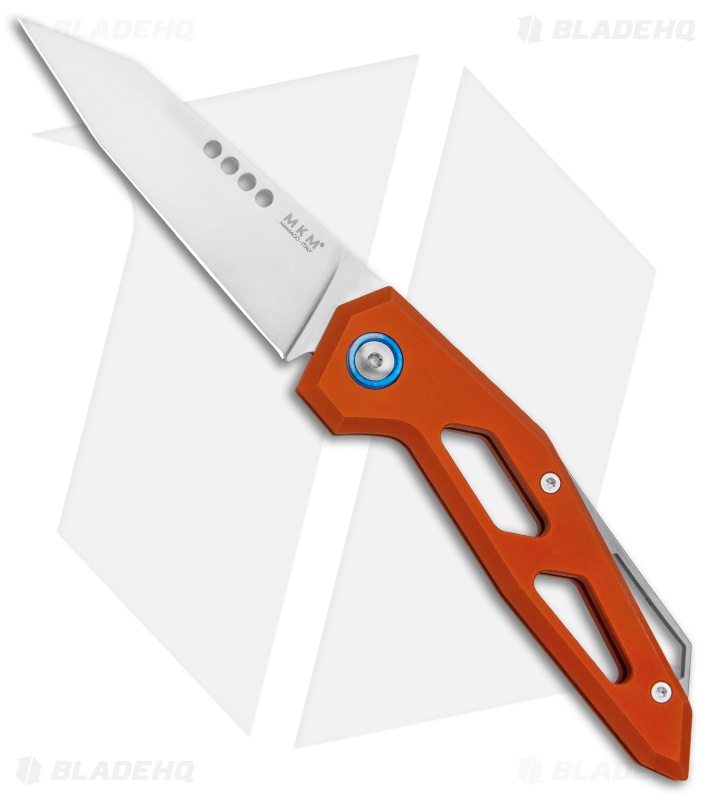 MKM Edge Slip Joint Knife Orange Aluminum (2.9" Satin) 