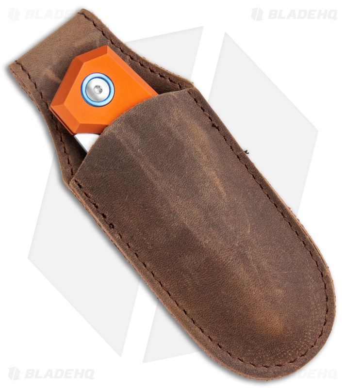 MKM Edge Slip Joint Knife Orange Aluminum (2.9" Satin) 