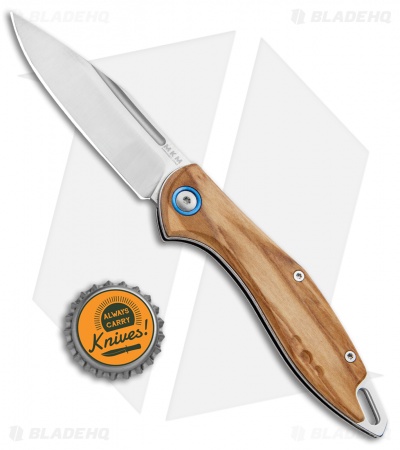 MKM Burnley Fara Slip Joint Folding Knife Olive Wood | Blade HQ