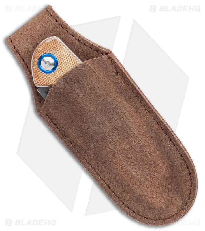 MKM Burnley Fara Slip Joint Folding Knife Natural Micarta (3" Satin) MY01-NC