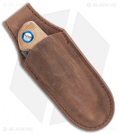 MKM Burnley Fara Slip Joint Folding Knife Natural Micarta (3" Satin) MY01-NC