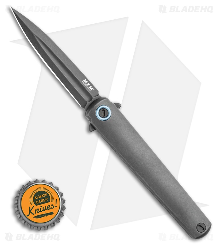 【CPC-LSF】banbi様 MKM Zieba Flame Frame Lock Knife | Dagger | Black SW Titanium