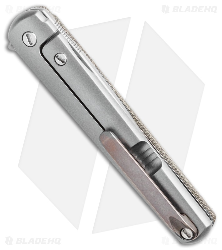 flk000522　ひきこもり MKM Zieba Flame Drop Point Knife | Green Micarta - Blade HQ