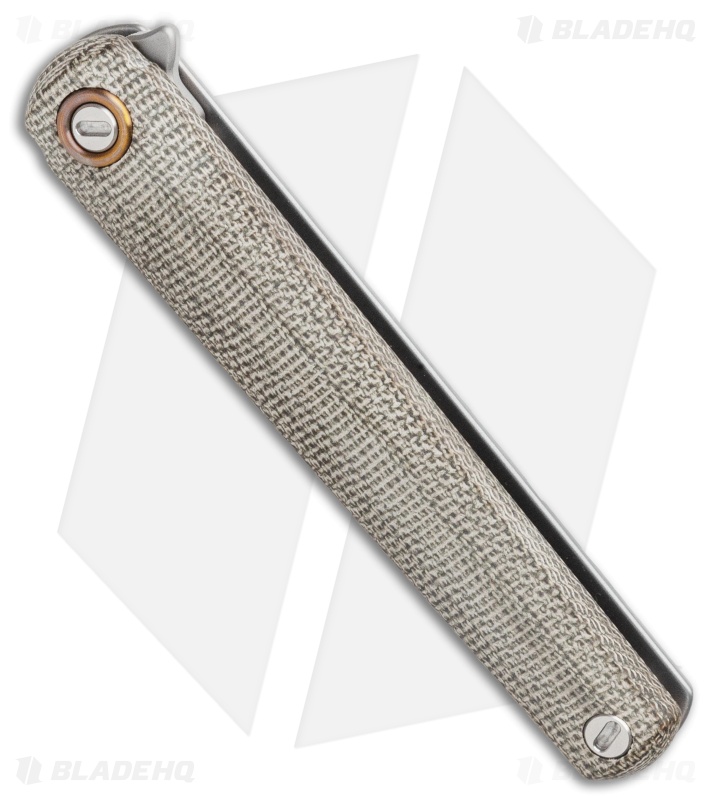 MKM Zieba Flame Drop Point Knife | Green Micarta - Blade HQ MKM Zieba Flame Drop Point Knife | Green Micarta - Blade HQ