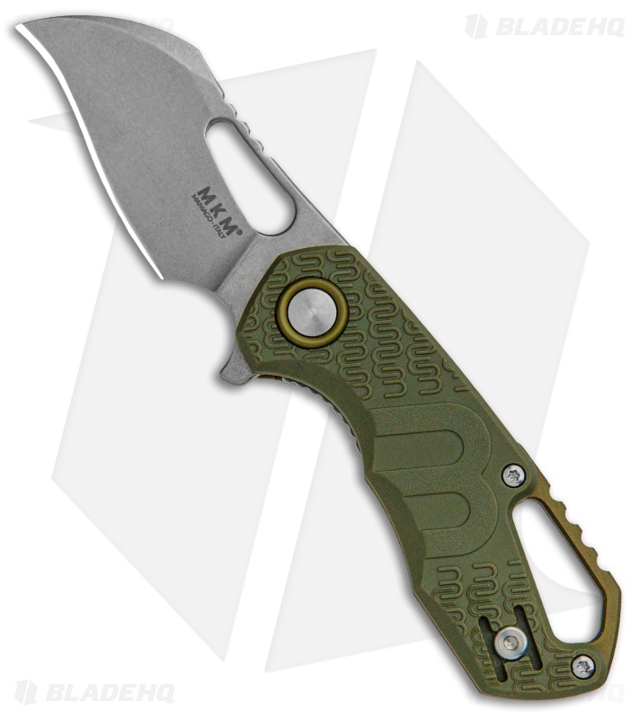 MKM Voxnaes Isonzo - Folding Knife | Green FRN + Hawksbill Stonewash