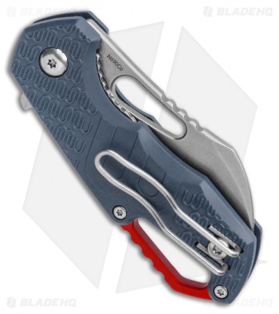 MKM Voxnaes Isonzo Hawkbill Liner Lock Knife Gray FRN (2.25" Stonewash)