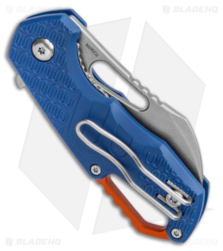 MKM Voxnaes Isonzo - Folding Knife | Blue FRN + Hawksbill Stonewash