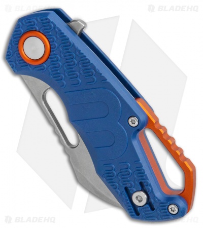 MKM Voxnaes Isonzo Hawkbill Liner Lock Knife Blue FRN (2.25" Stonewash)