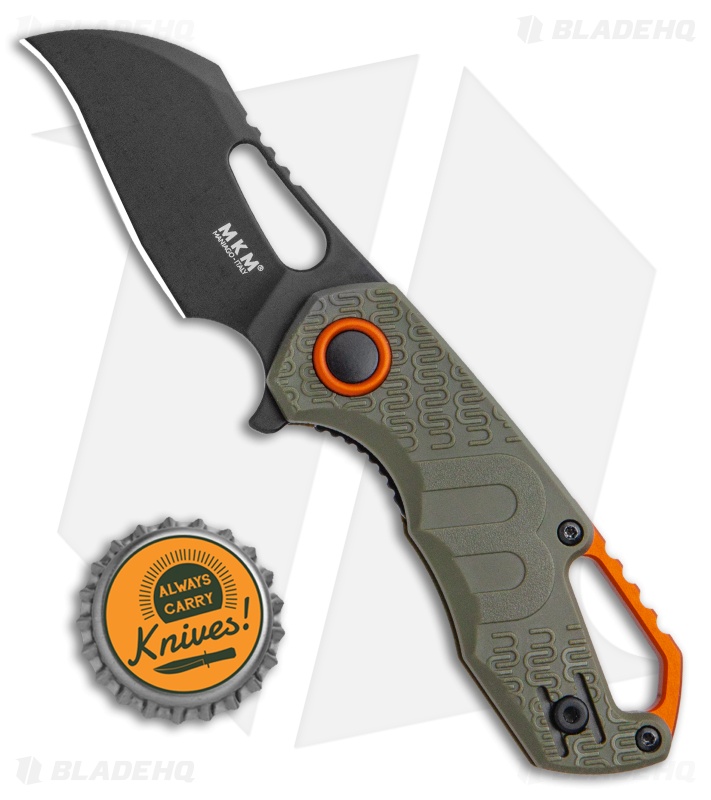 MKM Voxnaes Isonzo - Folding Knife | Green FRN + Hawksbill Black