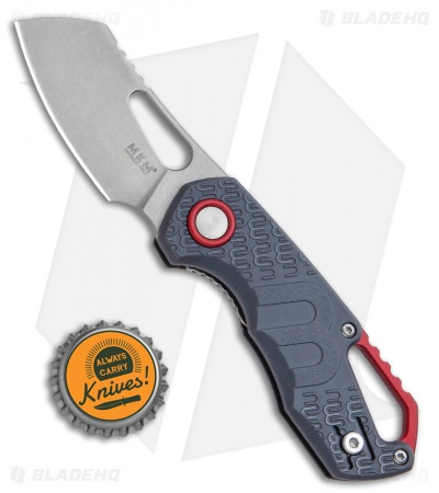 MKM Voxnaes Isonzo Sheepsfoot Liner Lock Knife Gray FRN (2.25" Stonewash)