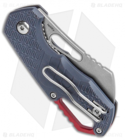 MKM Voxnaes Isonzo Sheepsfoot Liner Lock Knife Gray FRN (2.25" Stonewash)