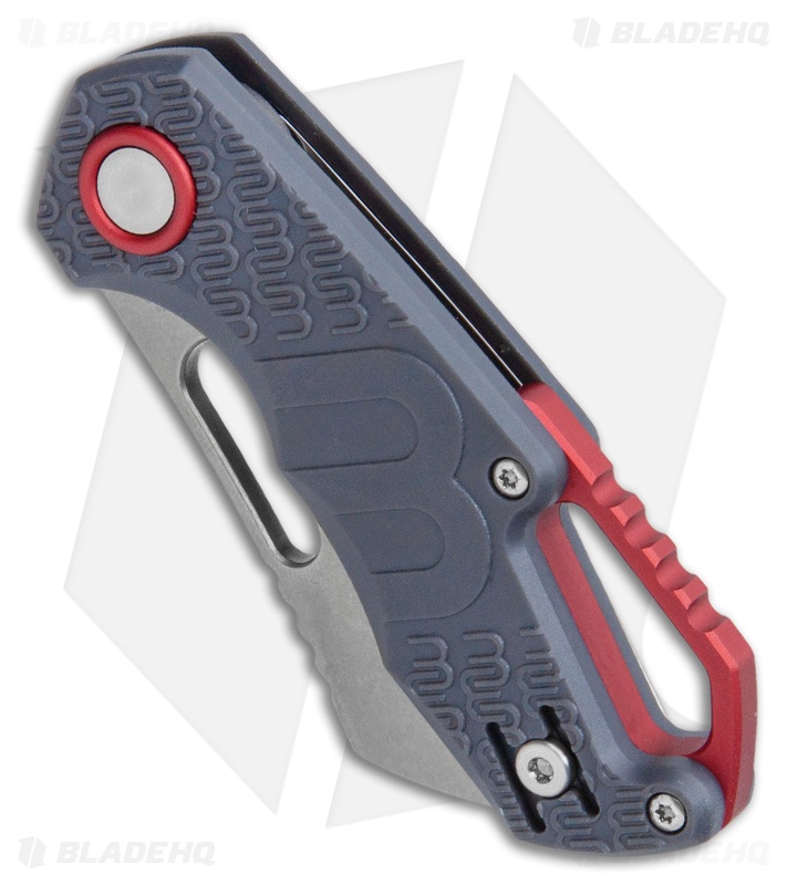 MKM Voxnaes Isonzo Sheepsfoot Liner Lock Knife Gray FRN (2.25" Stonewash)