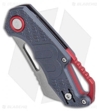 MKM Voxnaes Isonzo Sheepsfoot Liner Lock Knife Gray FRN (2.25" Stonewash)