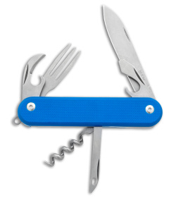 MKM Malga 6 Multi-Tool Knife Blue G10 7-in-1 MP06-GBL