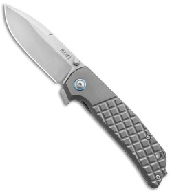 MKM Maximo Frame Lock Knife Bead Blast Titanium (3.23" SW)