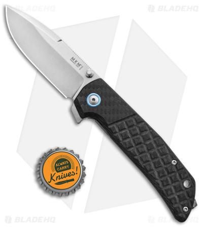 MKM Maximo Frame Lock Knife Black Carbon Fiber (3.23" SW)