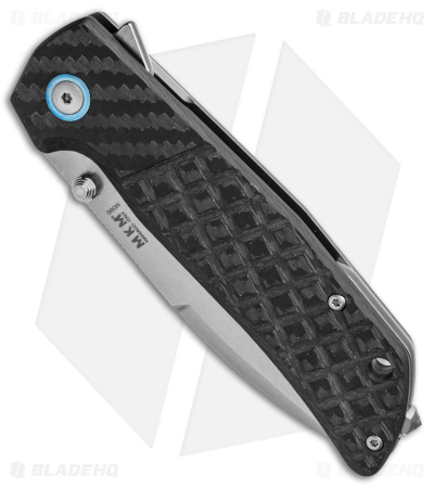 MKM Maximo Frame Lock Knife Black Carbon Fiber (3.23" SW)