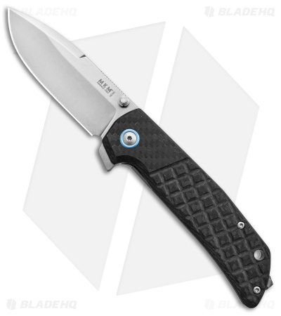 MKM Maximo Frame Lock Knife Black Carbon Fiber (3.23" SW)