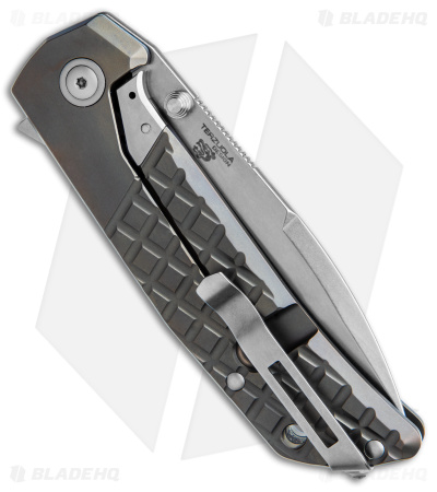 MKM Maximo Frame Lock Knife Bronze Anodized Titanium (3.23" SW)
