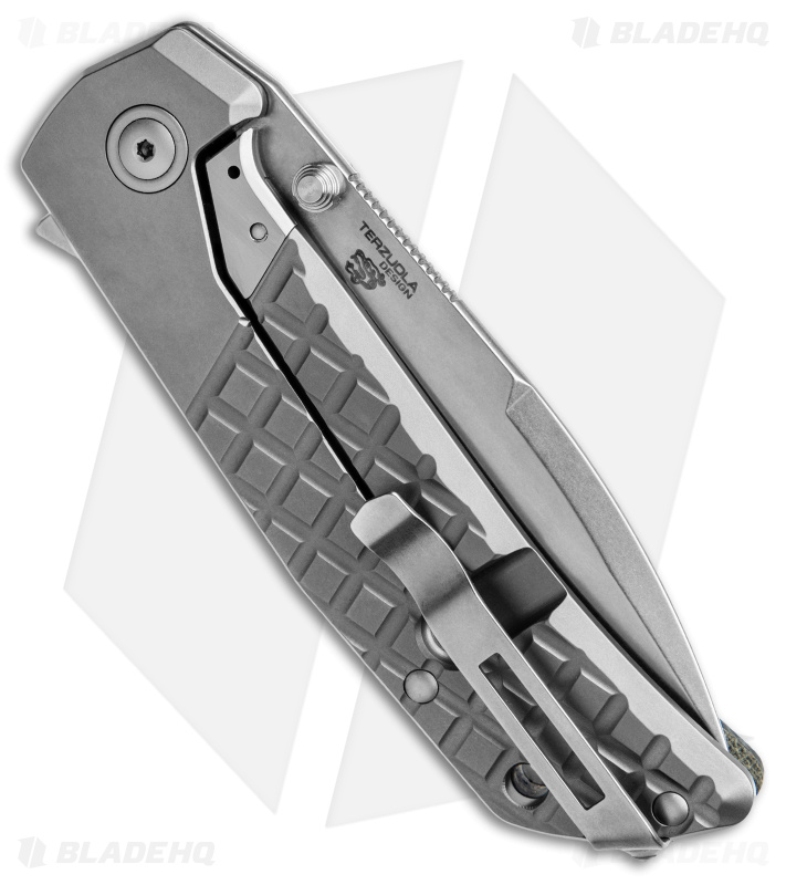 MKM Maximo Frame Lock Knife Green Canvas Micarta (3.23" SW)