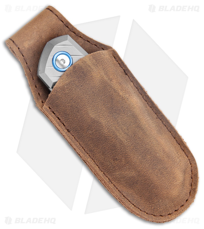 MKM Anso Root Slip Joint Knife Titanium/Natural Micarta (2.8" Satin) RT-NCT