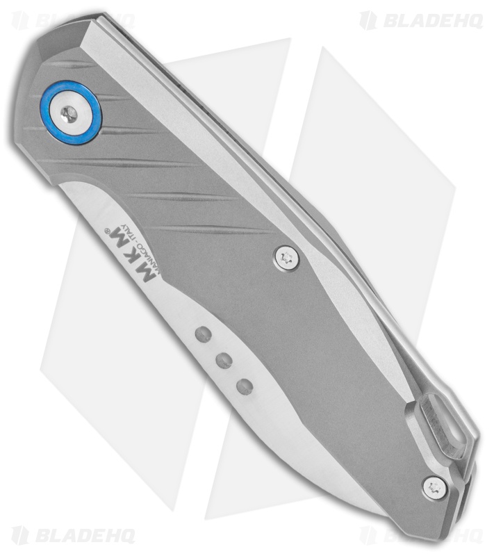 MKM Anso Root Slip Joint Knife Sandblasted Titanium (2.8" Satin) RT-T