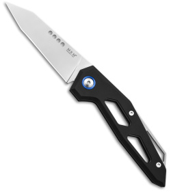 MKM Anso Edge Slip Joint Knife Black Anodized Aluminum (2.8" Satin) RT-A