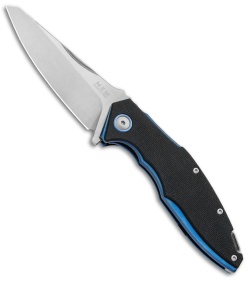 MKM Burnley Raut Liner Lock Flipper Knife Black G-10 (3.35" Satin) 