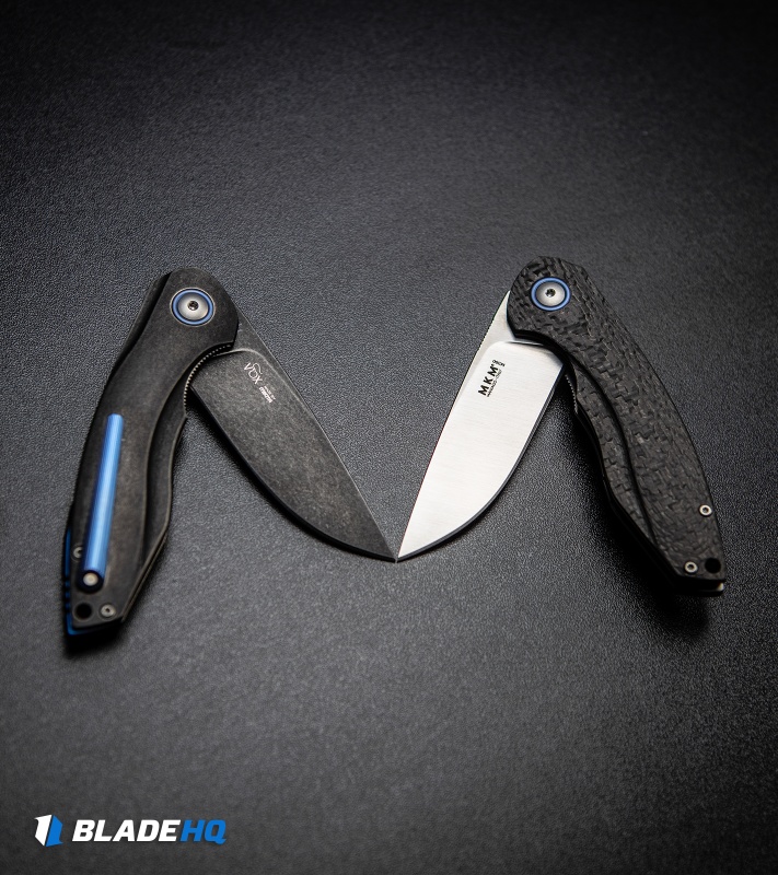 MKM Voxnaes Timavo Liner Lock Knife Carbon Fiber (2.87" Satin)