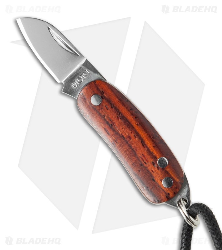Moki Knives Colon Neck Knife Cocobolo (0.75" Satin)