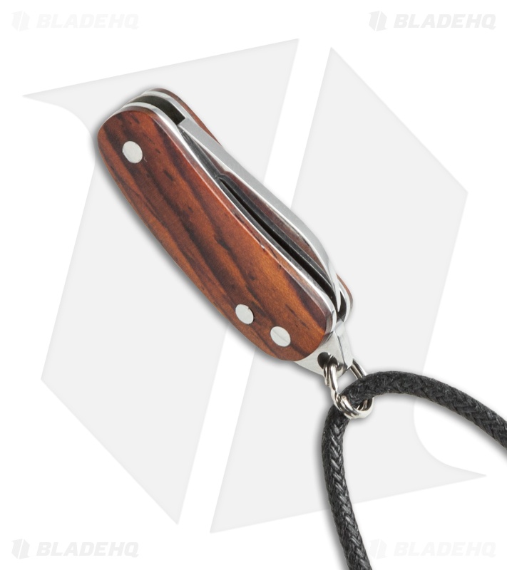 Moki Knives Colon Neck Knife Cocobolo (0.75" Satin)