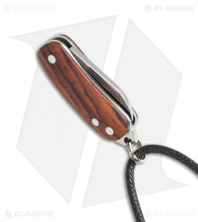Moki Knives Colon Neck Knife Cocobolo (0.75" Satin)