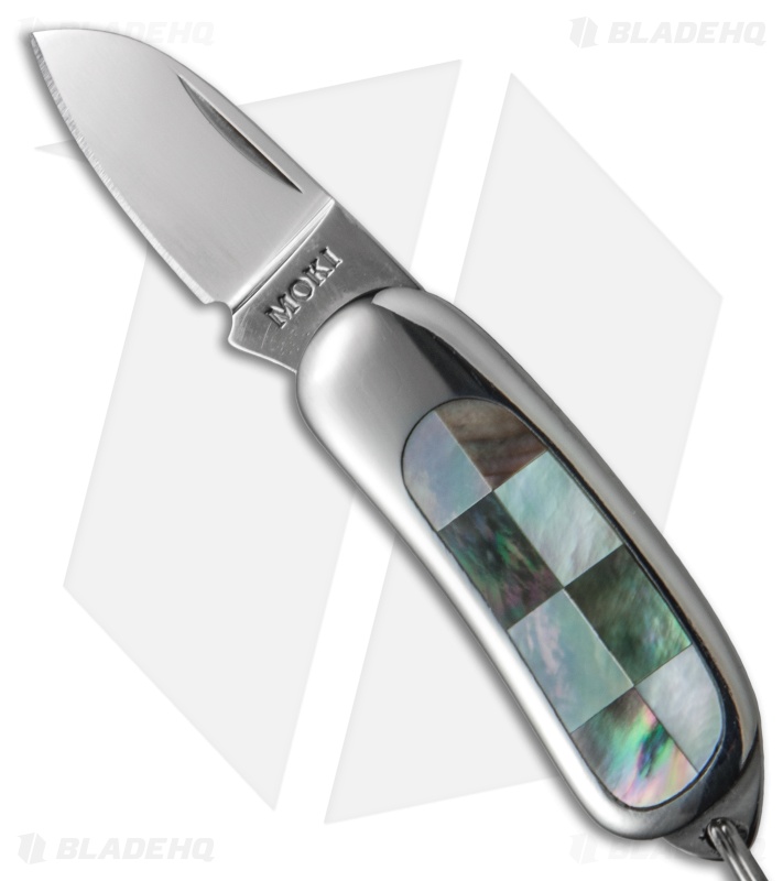 Moki Knives Pendent Neck Knife Mother of Pearl (1.12" Satin)