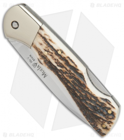 Muela Navaja Lockback Knife Stag Horn (3.25" Satin)