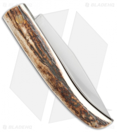 Muela Slip Joint Pocket Knife Stag Horn (3.25" Satin)