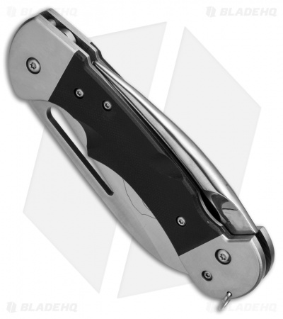 Myerchin Gen. 2 Captain Pro Liner Lock Knife Black G-10 (3.25" Satin Serr)