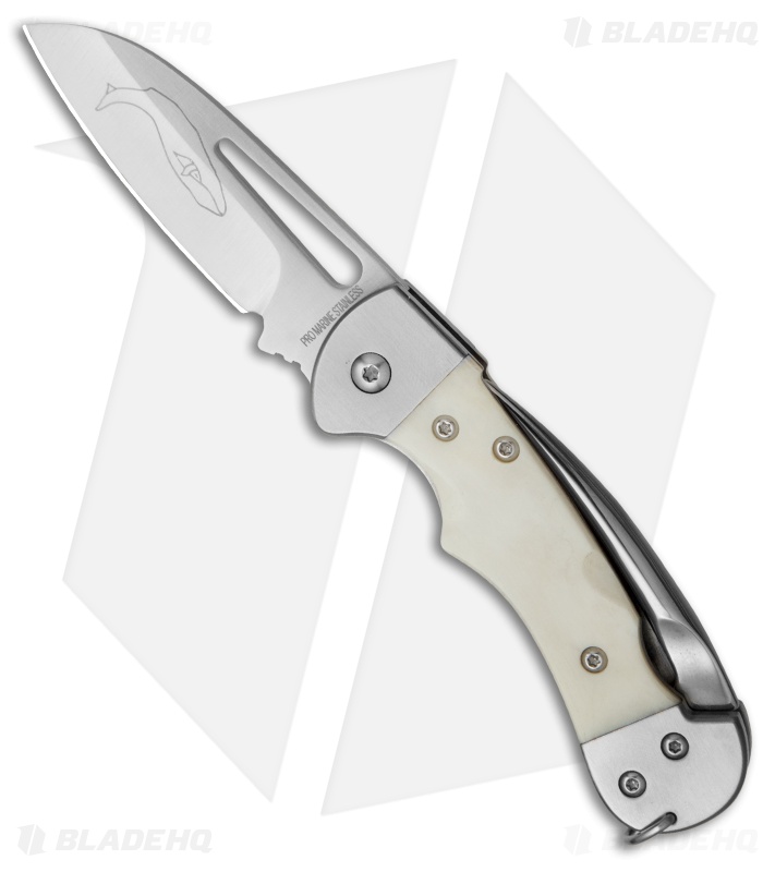 Myerchin Gen. 2 Crew Liner Lock Knife Natural Bone (2.5" Satin)