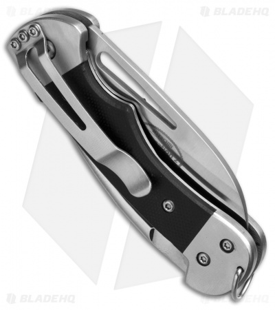 Myerchin Gen. 2 Crew Pro Liner Lock Knife Black G-10 (2.5" Satin Serr)