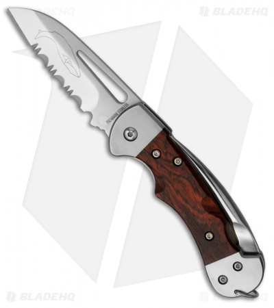 Myerchin Gen. 2 Crew Pro Liner Lock Knife Hardwood (2.5" Satin Serr)