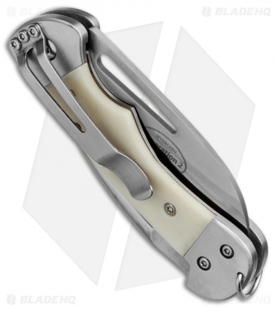 Myerchin Gen. 2 Crew Pro Liner Lock Knife Natural Bone (2.5" Satin Serr)