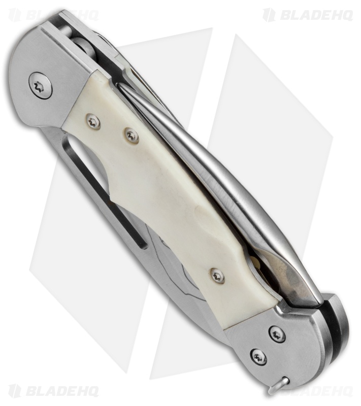 Myerchin Gen. 2 Crew Pro Liner Lock Knife Natural Bone (2.5" Satin Serr)