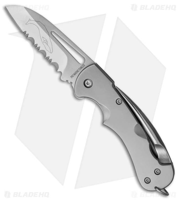 Myerchin Gen. 2 Crew Pro Frame Lock Knife Titanium (2.5" Satin Serr)