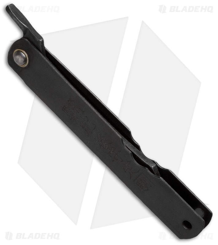 Nagao Higonokami HIGO 7BL Friction Folder 100mm Black (3" Triple SK)