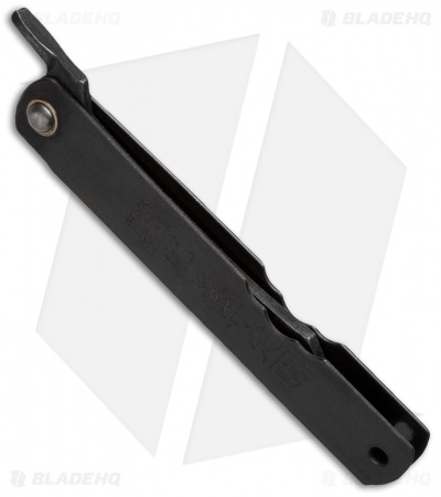 Nagao Higonokami HIGO 7BL Friction Folder 100mm Black (3" Triple SK)