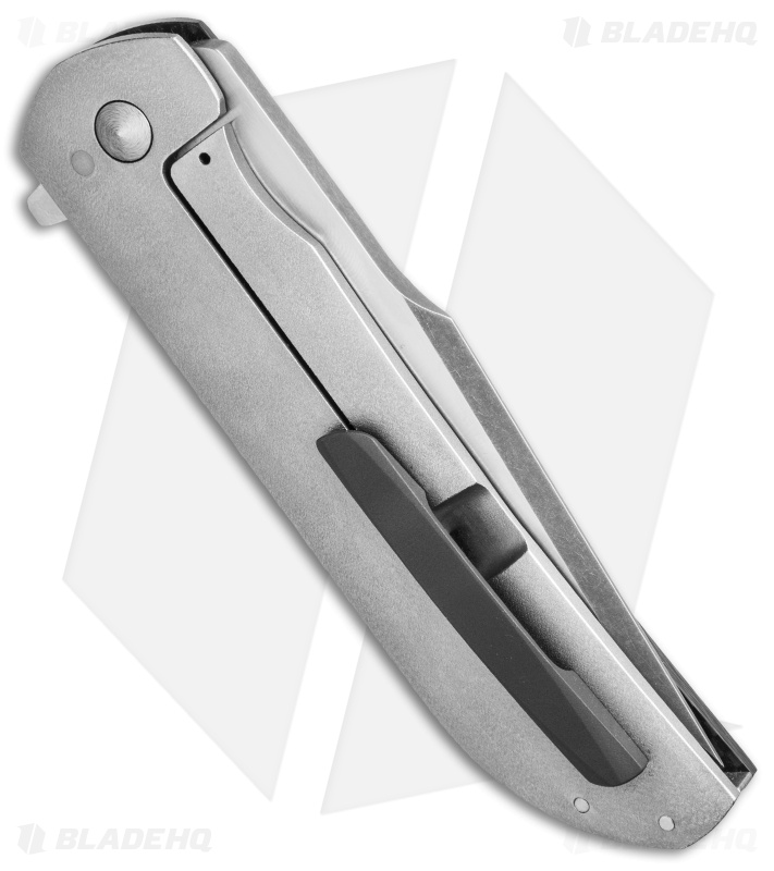 NCC Knives Mk1-L Flipper Framelock Knife Carbon Fiber/Ti (3.75" Two-Tone)